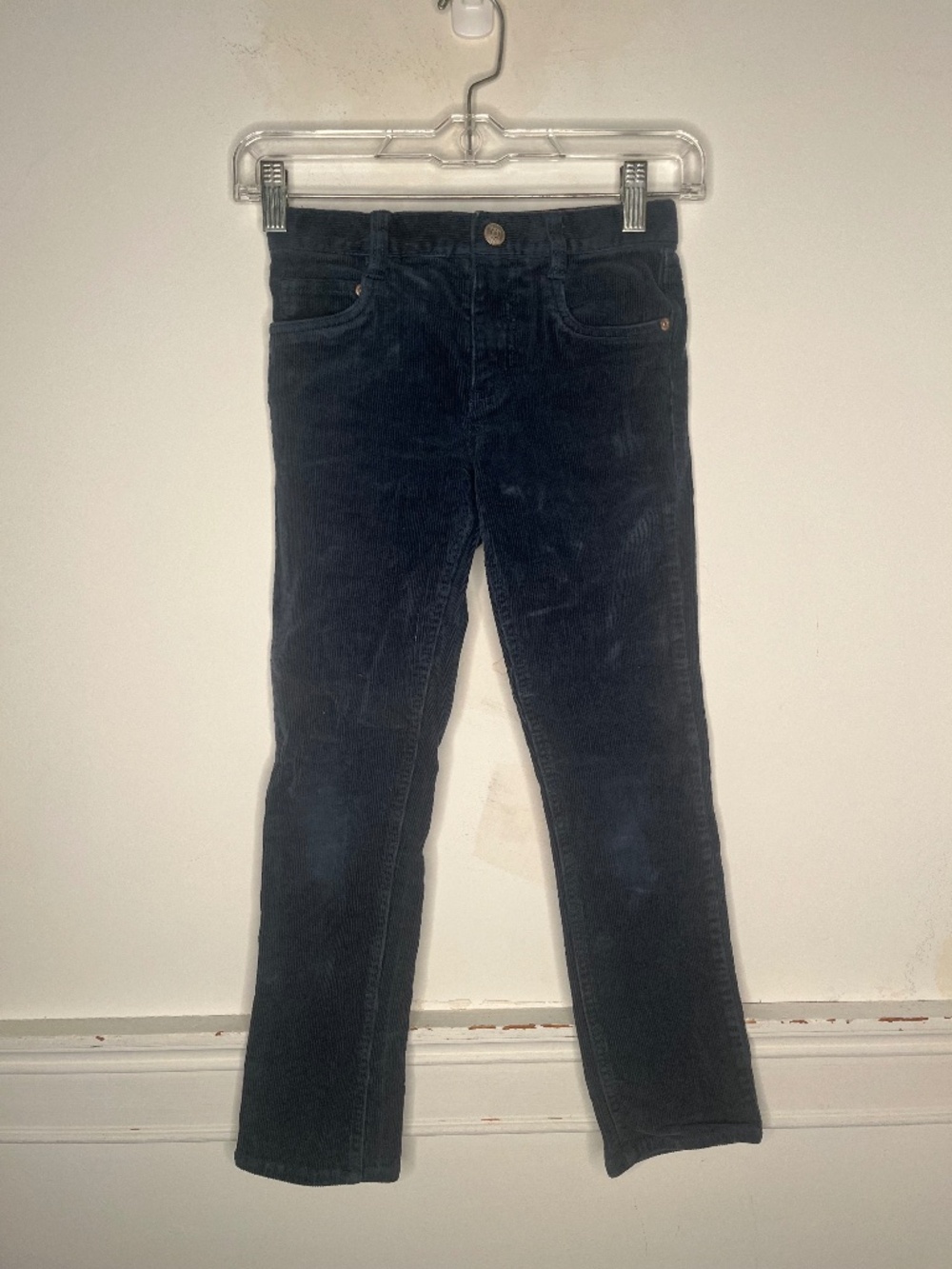 Boden Blue Black Corduroy Pants